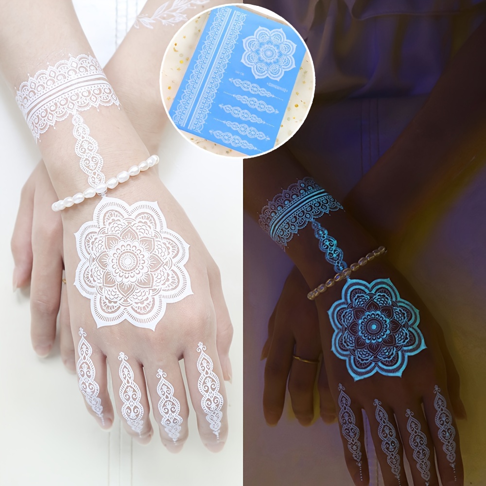Blue Luminous Henna Tattoo Sti - огляд і ціна Body Jewelry Glue