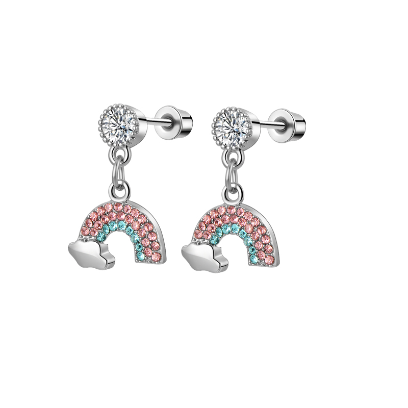 1/4 Pairs Hypoallergenic Dangl - огляд і ціна Tragus Flat Back
