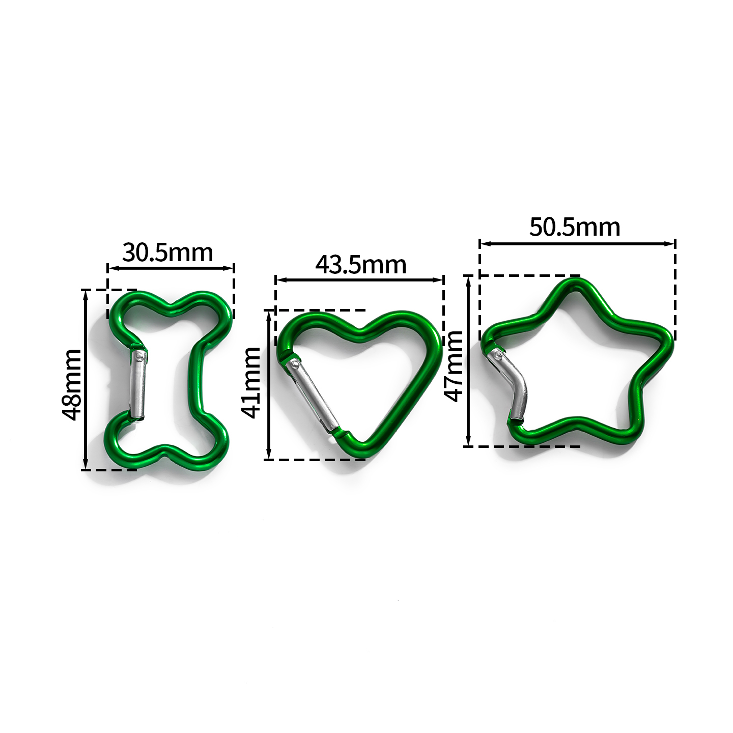 1pcs/Lot Aluminum Mini Carabin - огляд і ціна Body Jewelry Diy