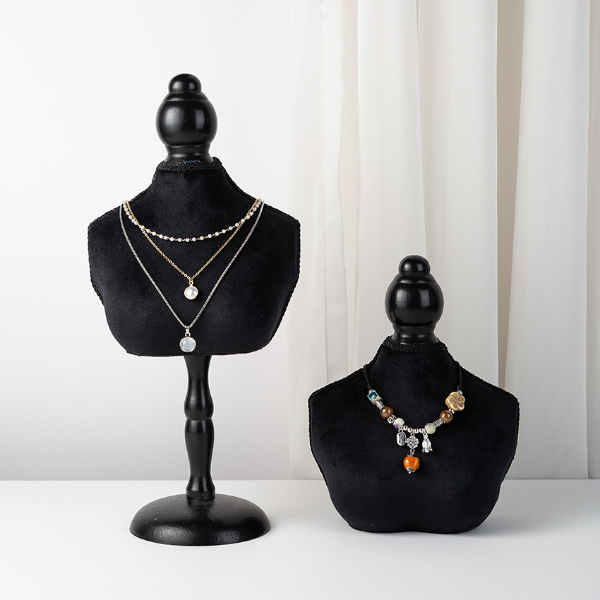 Black Velvet Bust Form Jewelry - огляд і ціна Body Jewelry In Store